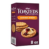 Toasteds Crackers Ready to Dip Snacks Harvest Wheat - 8 Oz - Image 2