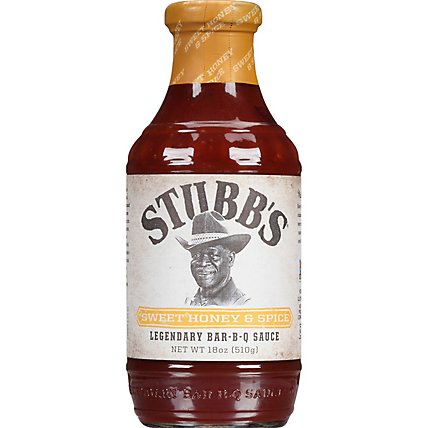 Stubb's Sweet Honey & Spice Legendary Bar B Q Sauce - 18 Oz - Image 2