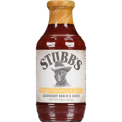 Stubb's Sweet Honey & Spice Legendary Bar B Q Sauce - 18 Oz - Image 1