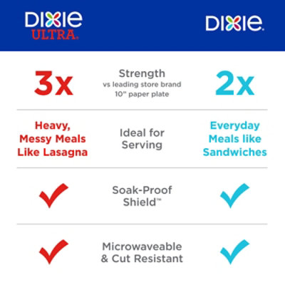 Dixie Everyday Paper Plates Printed 8 1/2 Inch - 250 Count - Image 2
