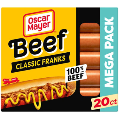 Oscar Mayer Hot Dogs Beef Frank 30 Oz Jewel Osco