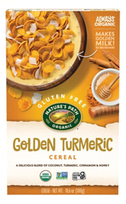 Nature's Path Organic Golden Turmeric Breakfast Cereal - 10.6 Oz - Image 1