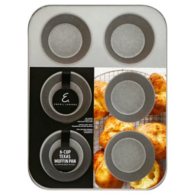 Emeril Muffin Pan 6ct Texas Size - Each - Image 1