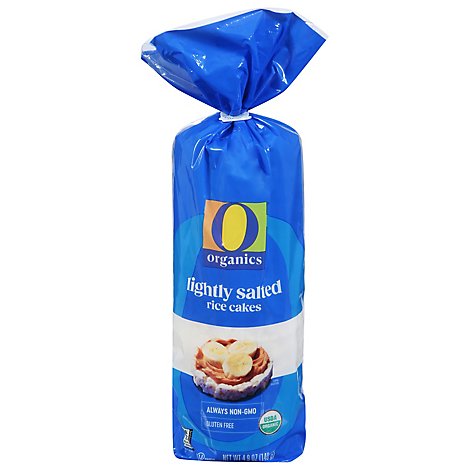 O Organics Organic Rice Cake Slightly Salted Bag - 4.9 Oz