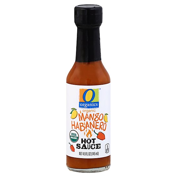 O Organics Hot Sauce Mango Habanero - 4.9 Fl. Oz.