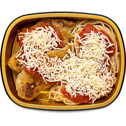 Chicken Parmigianoesan With Spaghetti 1 LB - Image 1