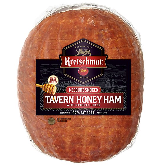Kretschmar Mesquite Smoked Honey Tavern Ham - 0.50 Lb