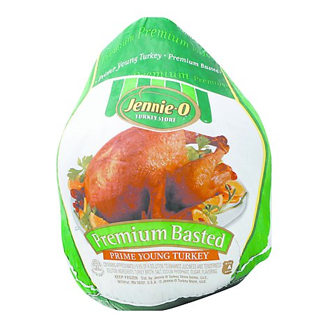 Jennie-O Whole Turkey Broth Basted Frozen - Weight Between 16-20 Lb