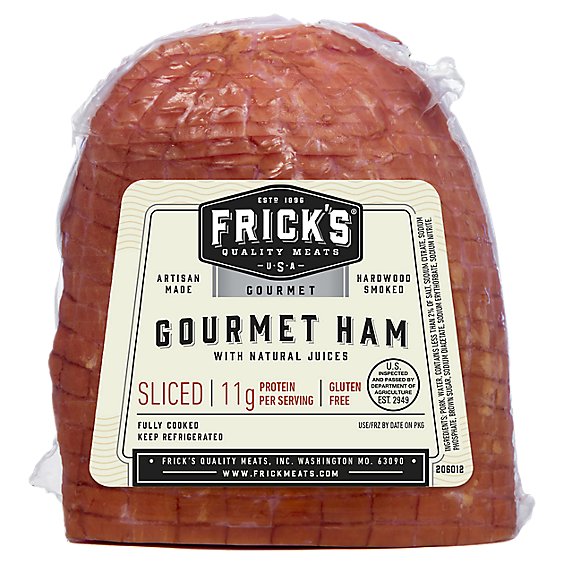Fricks Gourmet Quarter Sliced Boneless Ham - 1.50 LB