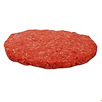 Meat Counter Ground Beef Hamburger Pub Patties Jr 85% Lean 15% Fat 4 Oz - 1 Lb. - Image 1