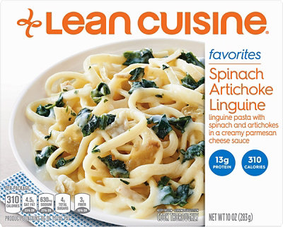 Lean Cuisine Marketplace Entree Spinach Artichoke Pasta Box - 10 Oz