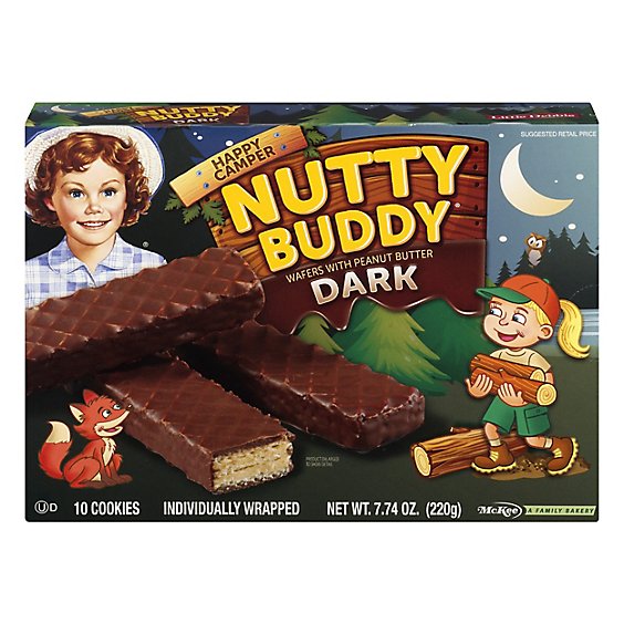 Snack Cakes Little Debbie Family Pack Happy Camper Nutty Buddy Dark - 7.74 Oz