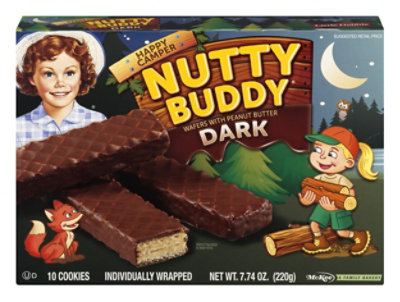 Snack Cakes Little Debbie Family Pack Happy Camper Nutty Buddy Dark - 7.74 Oz