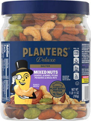 Planters Mixed Nuts With Sea Salt Jar - 27 Oz - Image 2