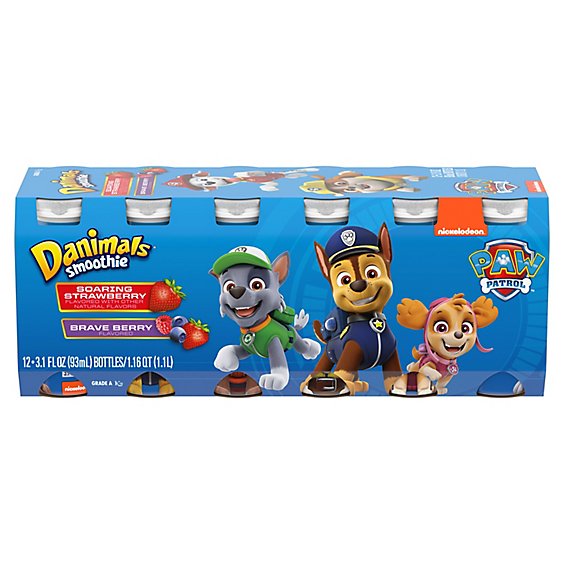 Dannon Danimals Smoothies, 6 Pack, Cotton Candy