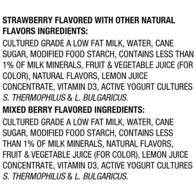 Danimals Strawberry Explosion & Mixed Berry Variety Pack Smoothies Multipack - 12-3.1 Fl. Oz. - Image 4