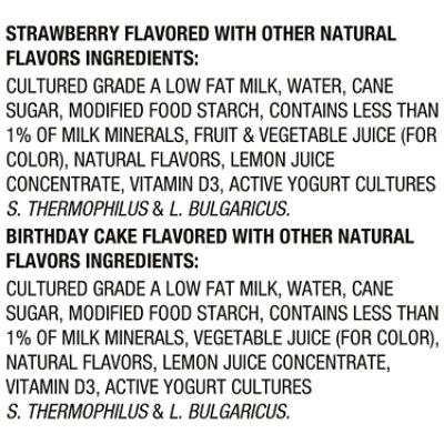 Danimals Strawberry Explosion & Birthday Cake Variety Pack Smoothies Multipack - 12-3.1 Fl. Oz. - Image 4