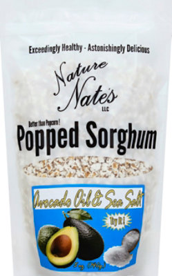 Nature Nates Popped Sorghum Avocado Oil & Sea Salt Pouch - 5 Oz - Image 2