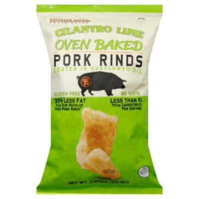 Southn Recipe Bkd Pork Rinds Cilantro Lm - 3.625 Oz