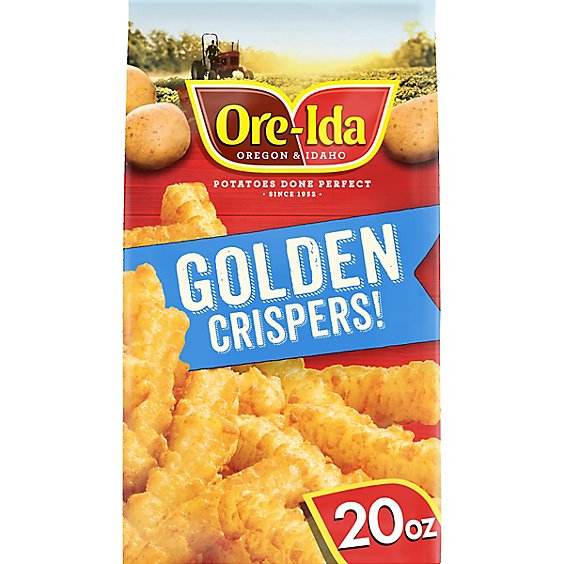 Ore-Ida Golden Crispers Crispy French Fry Fried Frozen Potatoes Bag - 20 Oz
