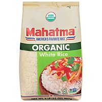 Mahatma Organic Rice White Bag - 2 Lb - Image 1