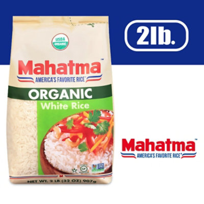 Mahatma Organic Rice White Bag - 2 Lb - Image 3