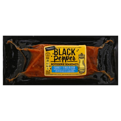 Signature SELECT Turkey Tenderloin Black Pepper Rotissrie - 1 LB - Image 1