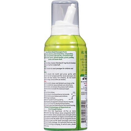 NeilMed Nasa Mist Nasal Spray Saline Extra Strength Bottle - 4.2 Fl. Oz. - Image 5