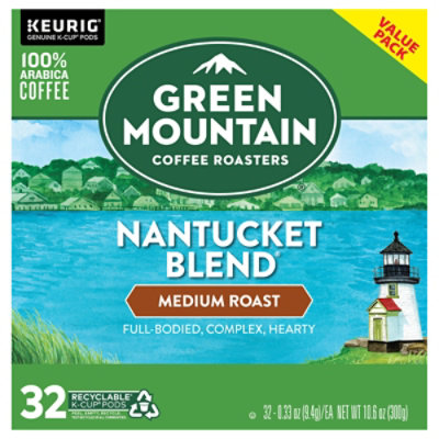 Green Mountain Nantucket Blend Medium Roast Coffee Keurig Single Serve K Cup Pods - 32 Count - Image 4