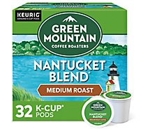 Green Mountain Coffee K Cup Pods Medium Roast Nantucket Blend - 32-0.33 Oz