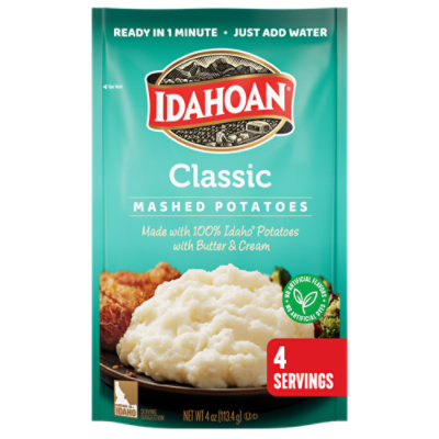 Idahoan Classic Mashed Potatoes Pouch - 4 Oz
