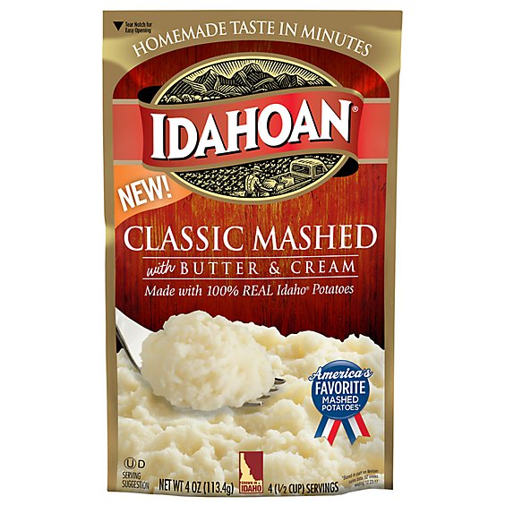 Idahoan Classic Mashed Potatoes Pouch - 4 Oz