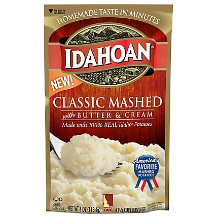 Idahoan Classic Mashed Potatoes Pouch - 4 Oz - Image 1