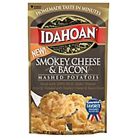Idahoan Smokey Cheese & Bacon Mashed Potatoes Pouch - 4 Oz - Image 1