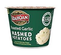 Idahoan Roasted Garlic Mashed Potatoes Individual Cup - 1.5 Oz