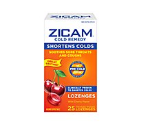 Zicam Cold Remedy Lozenges Wild Cherry Flavor - 25 Count