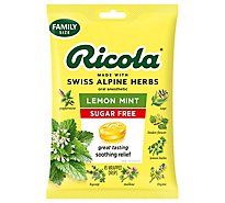 Ricola Throat Drops Herb Lemon Mint Sugar Free - 45 Count