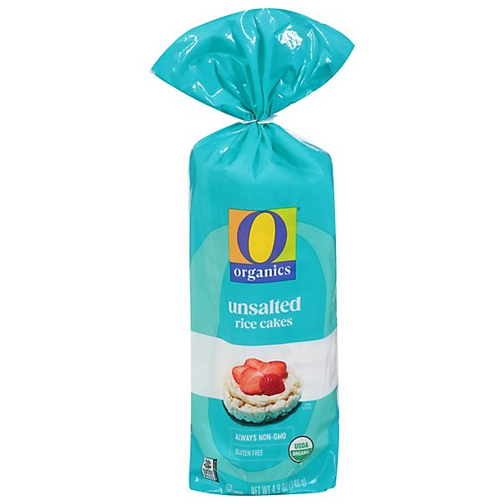 O Organics Organic Rice Cake Unsalted Bag - 4.9 Oz