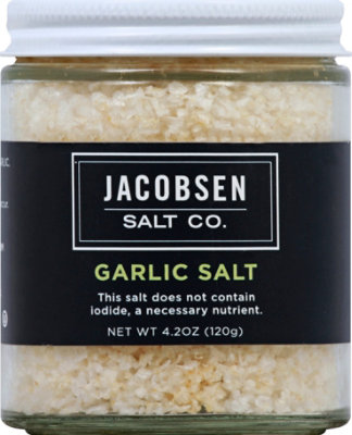 Jacobsen Sea Salt Garlic - 4.2 Oz - Image 2