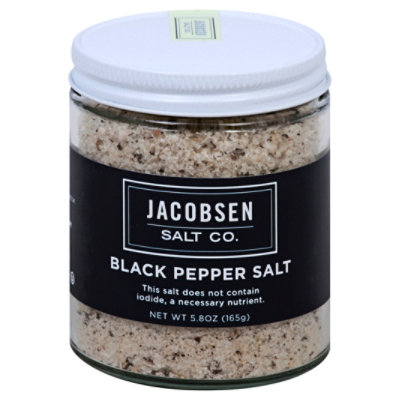 Jacobsen Sea Salt Black Pepper - 5.8 Oz - Image 1