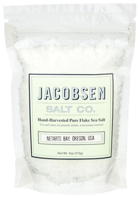 Jacobsen Sea Salt Flakes - 4 Oz - Image 1