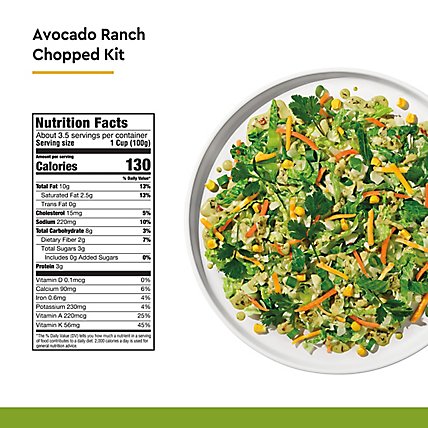 Taylor Farms Avocado Ranch Chopped Salad Kit Bag - 12.8 Oz - Image 4