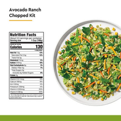 Taylor Farms Avocado Ranch Chopped Salad Kit Bag - 12.8 Oz - Image 4