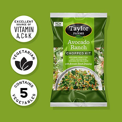 Taylor Farms Avocado Ranch Chopped Salad Kit Bag - 12.8 Oz - Image 6