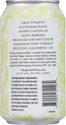 Margerum Sauvignon Blanc Sybarite Cans Wine - 500 Ml - Image 4
