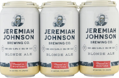 Jeremiah Johnson Blonde Ale In Cans - 6-12 Fl. Oz. - Image 2