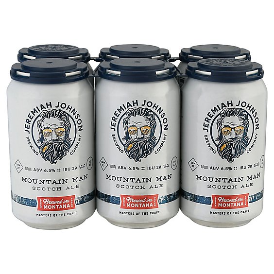 Jeremiah Johnson Mountain Man Ale In Cans - 6-12 Fl. Oz.