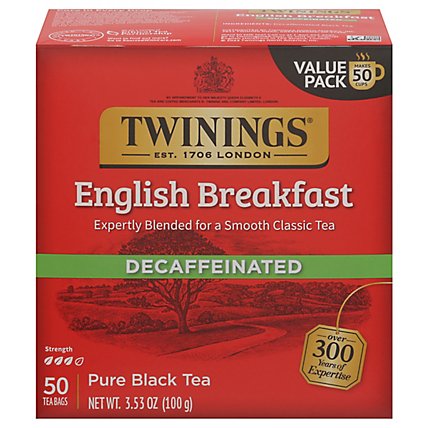 Twining Tea Tea Englsh Brkfst Decaf - 50 Bag - Image 3