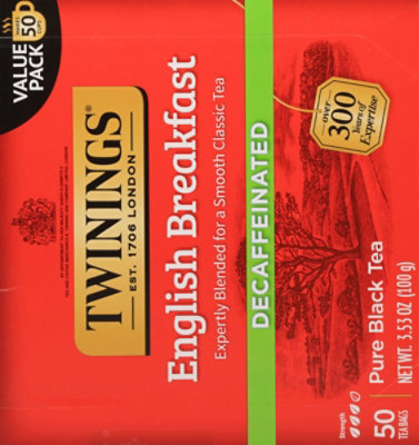Twining Tea Tea Englsh Brkfst Decaf - 50 Bag - Image 5
