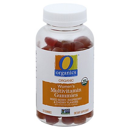 O Organics Gummy Multivitamin Women Dietary Supplement - 120 Count - Image 3